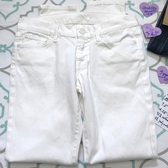 💙👖GORGEOUS! 7FAM ZIPPER ANKLE👖💙26 1/2 28.5” - Picture 4 of 16